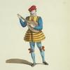 Habit of a young gentleman of Brabant in 1588. Jeune gentilhomme Brabançon.