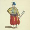 Habit of a German officer in 1588. Officier Allemand.