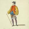 Habit of a German officer over 100 men in 1588. Centenier Allemand.