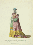 Habit of a lady of quality of Bavaria in 1581. Demoiselle Bavaroise.