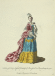 Habit of lady Sophia, Dutchess of Brunswick & Lunenbourg in 1700. Duchesse de Brunsuic et de Lunebourg.
