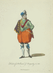 Habit of a nobleman of Burgundy in 1581. Noble Bourguignon.