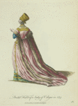 Bridal habit of a lady of Cologne in 1577. Habit de noce d'une dame de Cologne.