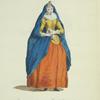 Habit of a woman of quality of Cologn[sic] in 1640. Demoiselle de Cologne.