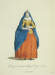 Habit of a woman of quality of Cologn[sic] in 1640. Demoiselle de Cologne.