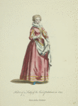 Habit of a lady of the Lower Palatinat in 1643. Dame du Bas-Palatinat.