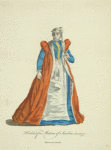 Habit of a matron of Swabia in 1577. Matrone de Souabe.