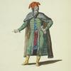 Habit of a Russian merchant in 1577. Marchand Russe.