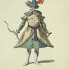 Habit of a Moscovian officer in 1577. Officier Russe.