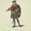 Habit of a gentleman in the highlands of Scotland in 1745. Gentilhomme des montagnes d'Ecosse.
