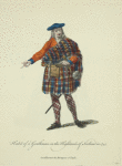 Habit of a gentleman in the highlands of Scotland in 1745. Gentilhomme des montagnes d'Ecosse.