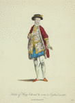 Habit of King Edward VI worn in England in 1550. Le Roi Edouard VI.
