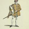 Habit of an English gentleman in 1588. Gentilhomme Anglois.