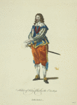 Habit of King Charles I in 1630. Le Roi Charles I.