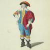 Habit of a nobleman of England in 1640. Noble Anglois.