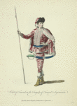 Habit of Tancred in the Tragedy of Tancred & Sigismunda. Tancréd dans la Tragédie de mème nom, et Sigismonde.