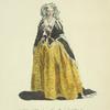 Habit of Eltruda in the Masque of Alfred. Eltrude dans le Masque d'Alfred.