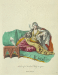 Habit of a Turkish lady in 1700. Dame Turque.