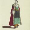 Habit of a lady of Constantinople in 1750. Dame de Constantinople.