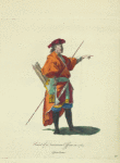 Habit of a Tartarian officer in 1765. Officier Tartar.