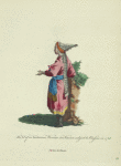 Habit of a Tartarian woman in Kasan subject to Russian in 1768. Tartare de Kasan.