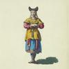 Habit of a Tartarian woman of Schouvache subject to Russia in 1768. Femme Schouvache.