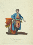 Habit of a Georgian in 1768. Georgien.