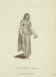 Habit of a lady of Indostan. Femme des Indes Orientales.