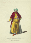 Habit of a merchant of Indostan in 1700. Marchand d'Indostan.
