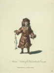 Winter habit of a Kamtchadal in 1768. Kamtchadal dans son habit d'hiver.