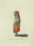 Habit of woman of Wotiac in Siberia in 1768. Femme Wotiake.
