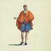 Habit of a Moor of Morocco in winter in 1695. Habit d'hiver d'un Maure de Moroc.