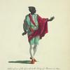 Habit of one of the guards to the king of Morocco in 1695. Garde du roi de Moroc.
