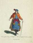 A colonel of the Strelitzes, the old Russian militia and body guard to the czars of Moscovy. Colonel du corps de Stelits.
