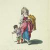 Summer habit of a Russian woman with her cloak off in 1765. Femme Russe sans sa coesse.
