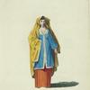 Habit of a country woman in Russia in 1764. Paysanne.
