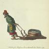 Habit of a Russian boor that sells live fish in 1765. Marchand de poisson vivant en Russe.