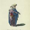 Habit of a Russian fortune teller in 1764. La diseuse de bonne avanture Russe.