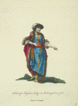 Habit of a Russian lady at Archangel in 1768. Femme d'Arcangel.