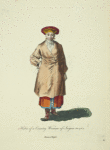 Habit of a country woman of Ingria in 1764. Femme d'Ingrie.