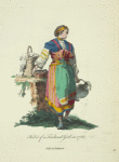 Habit of a Finland girl in 1768. Fille de Finlande.