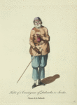 Habit of a countryman of Dalecarlia in Sweden. Paysan de la Dalécarlie.
