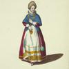 Nobleman's wife of Denmark in 1626. Dame de qualité de Dannemarck