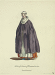 Habit of a woman of Denmark in 1640. Femme de Dannemarck.