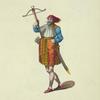 An ancient habit of a nobleman of Friesland. Parûre ancienne d'un noble de Frise.