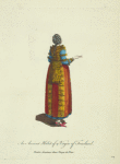 An ancient habit of a virgin of Friesland. Parûre ancienne d'une vierge de Frise.