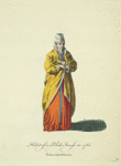 Habit of a Polish Jewess in 1766. Femme Juixe Polonoise.