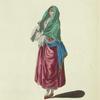 Habit of a citizen's wife of Bologna in 1768. Bourgeoise de Bologne.