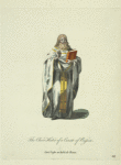The choir habit of a curate of Russia. Curê Russe en habit de choeur.