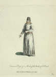 Common dress of a monk of the order of St. Bazil. Moine de l'ordre de St. Bazill en robe simple.